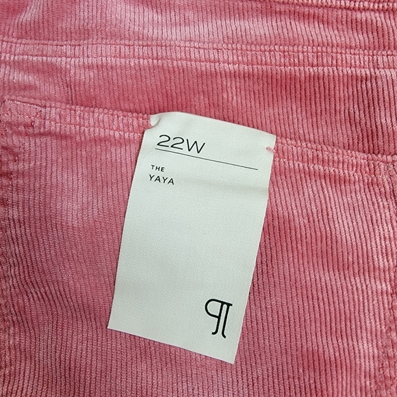 Anthropologie Pilcro The Yaya Women's Plus Size 22W Midrise Corduroy Crop Pants - Picture 10 of 16